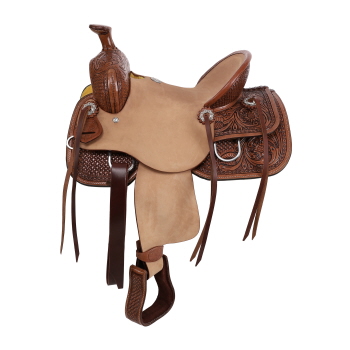 Double T Plainsman Roper Style Saddle - 13 Inch