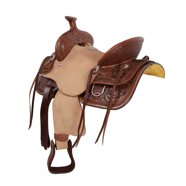 Double T Plainsman Roper Style Saddle - 13 Inch #2