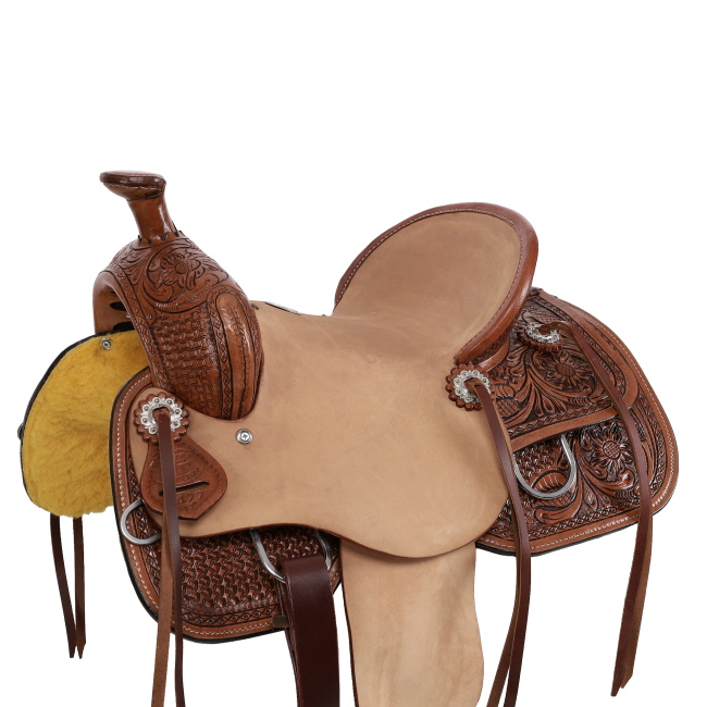 Double T Plainsman Roper Style Saddle - 13 Inch #3