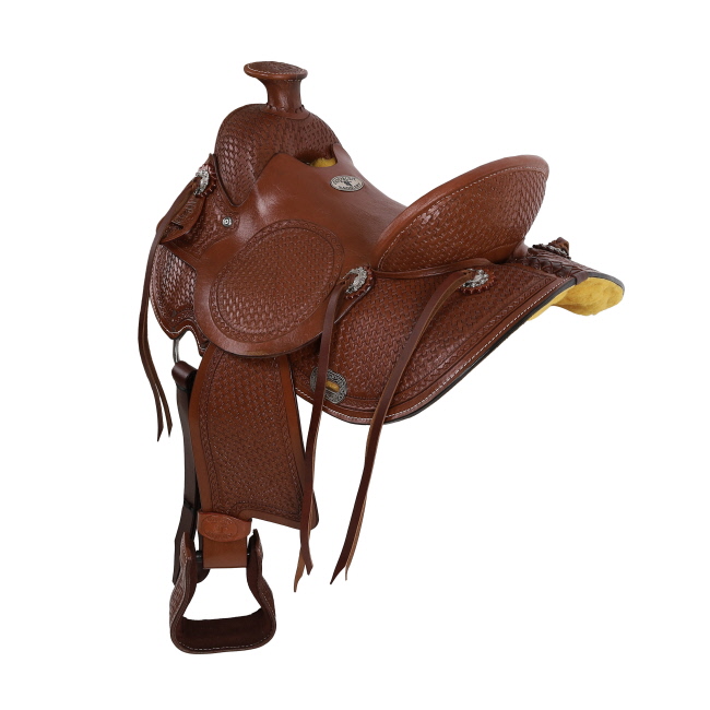 Double T Laramie Wade Style Saddle - 13 Inch #2