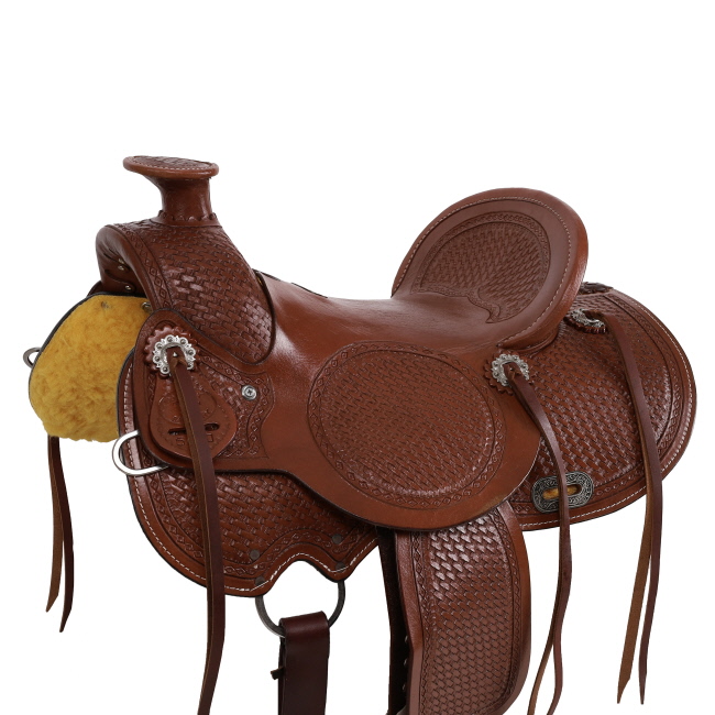 Double T Laramie Wade Style Saddle - 13 Inch #3