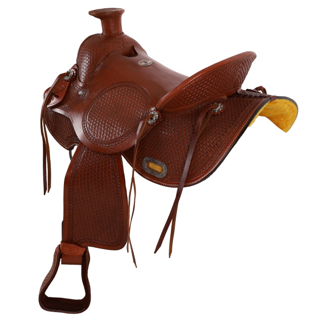 Double T Laramie Wade Style Saddle - 16 Inch #2