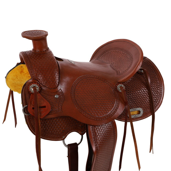 Double T Laramie Wade Style Saddle - 16 Inch #3