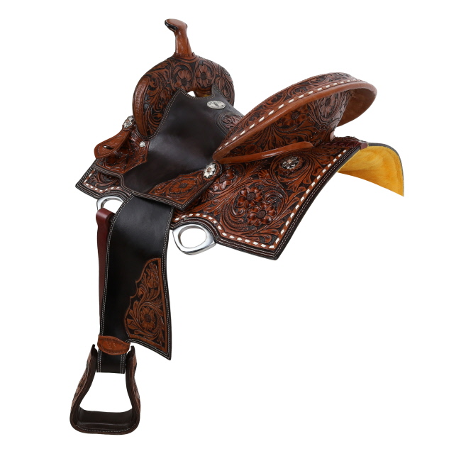 Double T Lorelei Barrel Style Saddle - 15 Inch #2