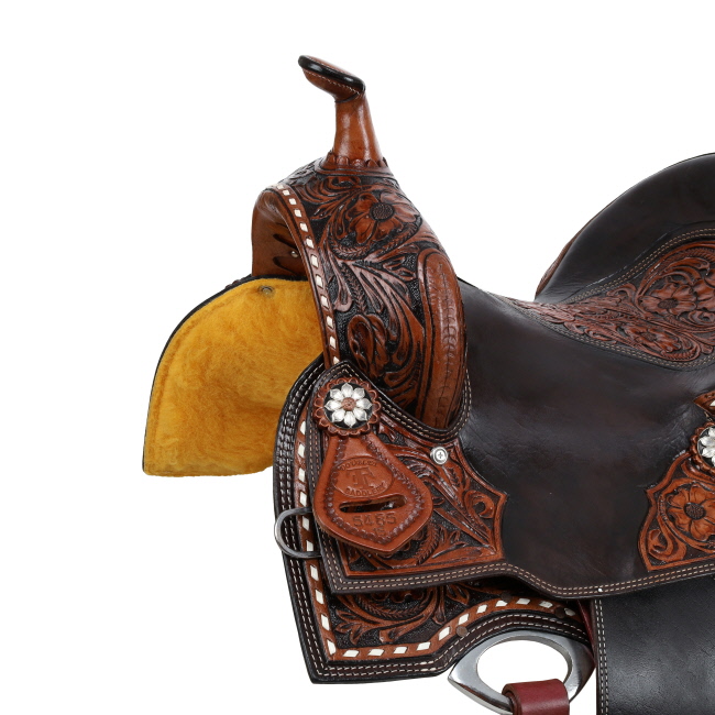 Double T Lorelei Barrel Style Saddle - 15 Inch #3