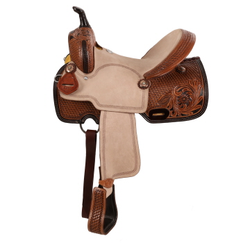 Double T Savannah Barrel Style Saddle - 15 Inch