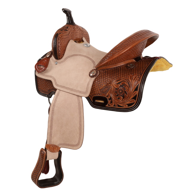 Double T Savannah Barrel Style Saddle - 15 Inch #2