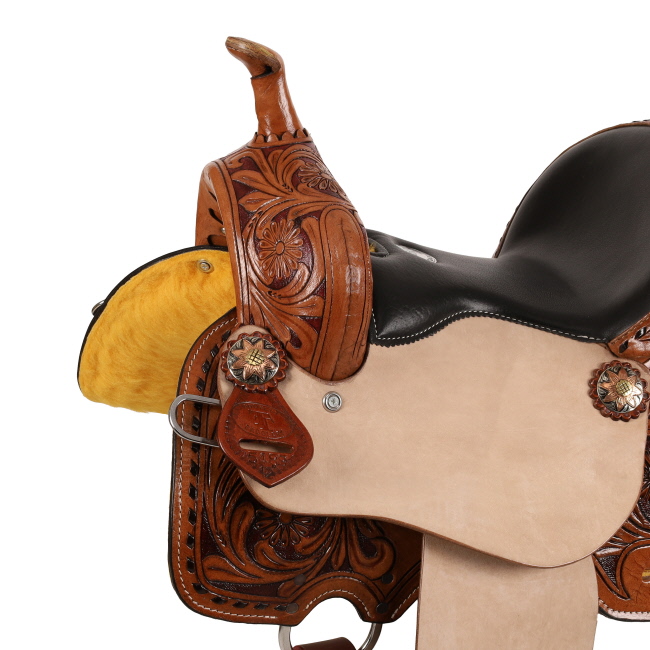 Double T Clementine Barrel Style Saddle - 12 Inch #3