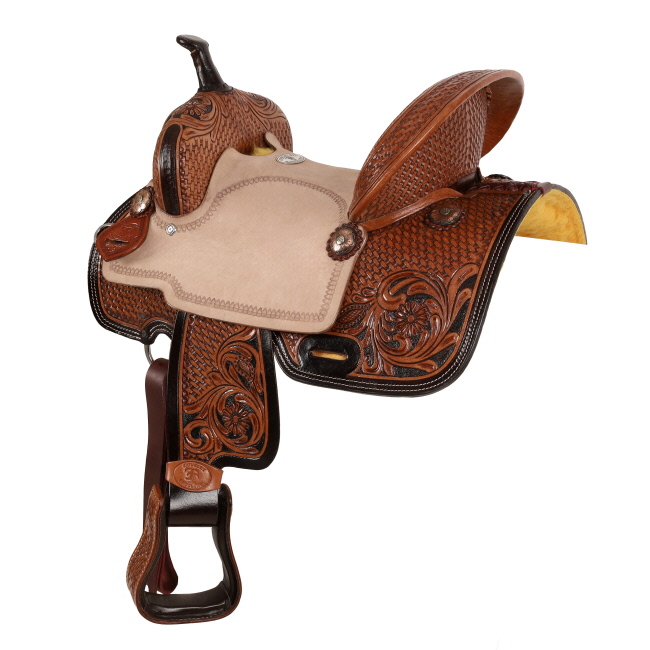 Double T Dakota Barrel Style Saddle - 13 Inch #2