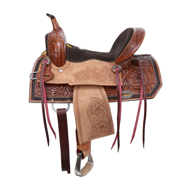 Double T Oakley Barrel Style Saddle - 13 Inch