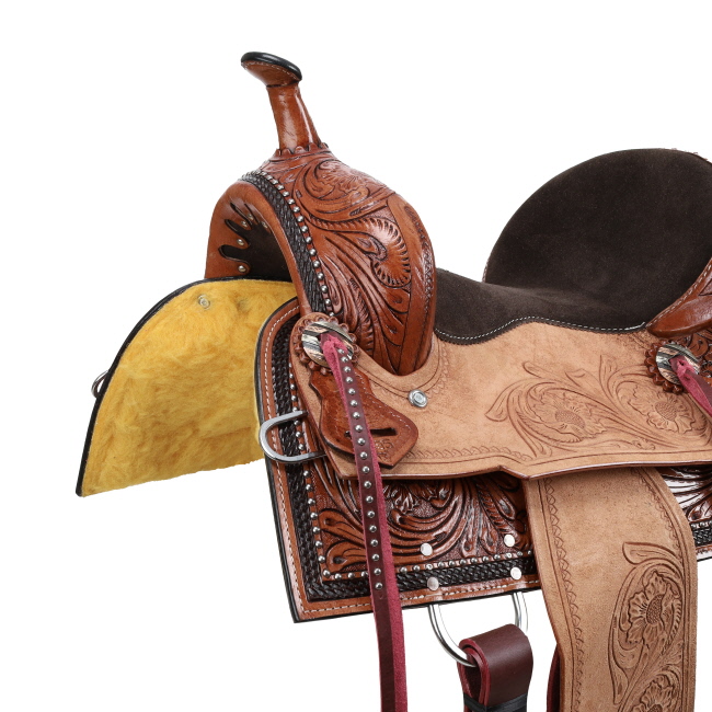 Double T Oakley Barrel Style Saddle - 13 Inch #3