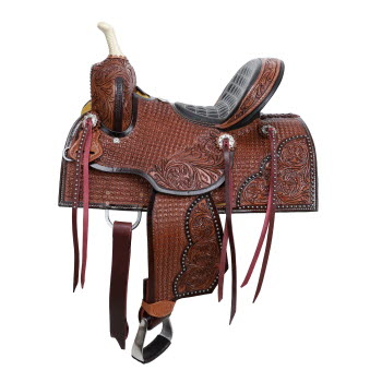 Double T Jude Barrel Style Saddle - 12 Inch