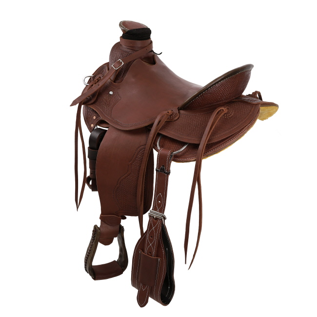 Showman Signature Series Wade Roper Saddle - 15, 16, 17 Inch #2