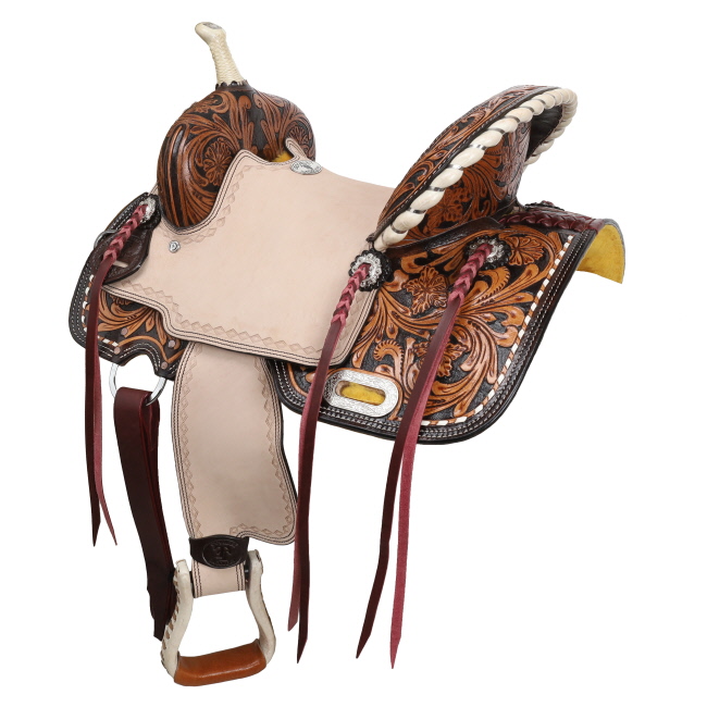 Double T Primrose Barrel Style Saddle - 13 Inch #2