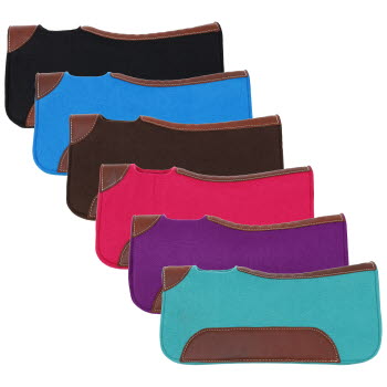 Showman Pony 24" x 24" Contoured Felt Saddle Pad