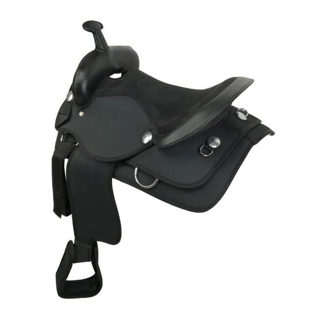 Black Nylon Cordura Saddle - 16 Inch #2