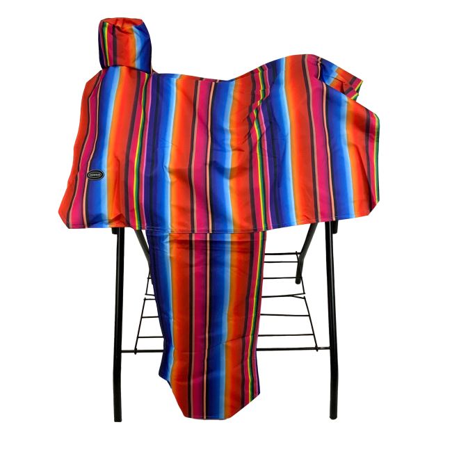 Showman Neon Serape Nylon Saddle Cover