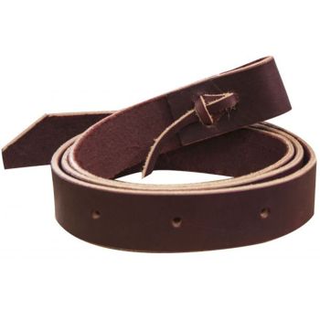 Showman 6' Latigo Tie Strap with Punched Holes