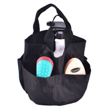 Showman Nylon Grooming Tote with Mesh Bottom