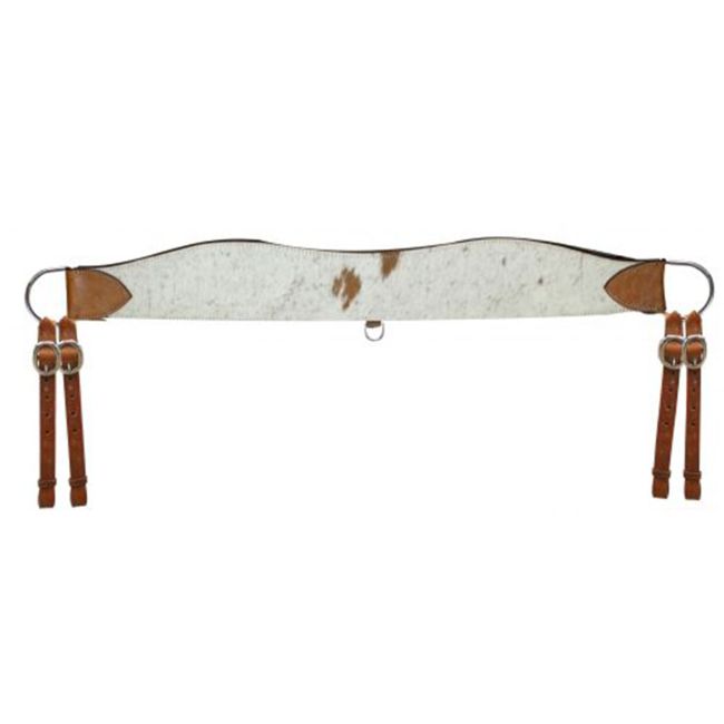 Showman Heavy Duty Hair on Cowhide Tripping Collar #3