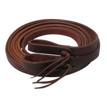 Showman 8ft X 3/4" Oiled harness leather split reins