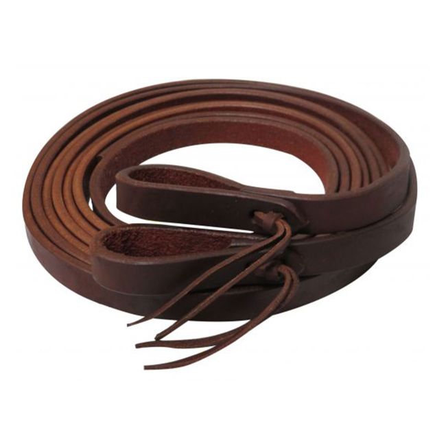 Showman 8ft X 3&#47;4" Oiled harness leather split reins