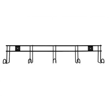 Wall Mount Tack Bar With 5 Hooks