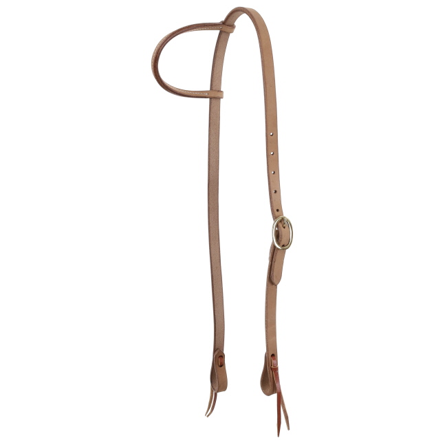 Showman Argentina Cow Harness Leather one ear headstall