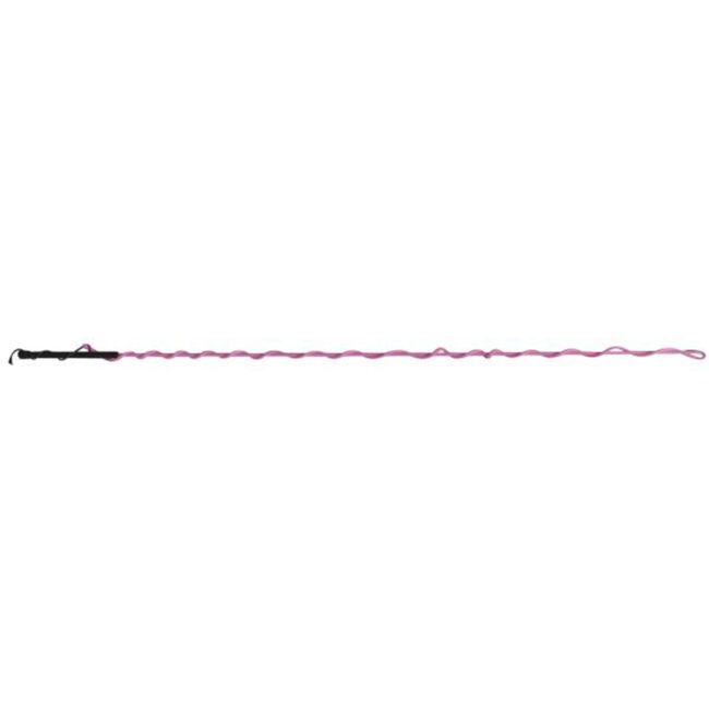 PVC handle lunge whip with 5.5' shaft and 6' lash #5