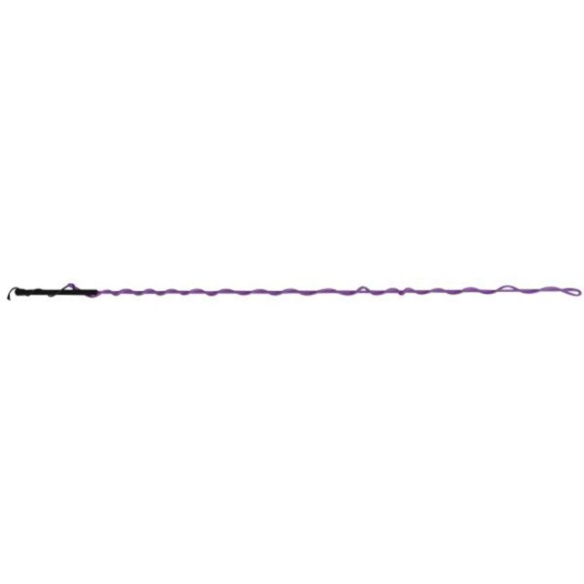 PVC handle lunge whip with 5.5' shaft and 6' lash #6