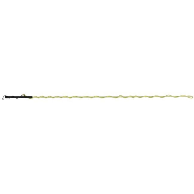 PVC handle lunge whip with 5.5' shaft and 6' lash #7