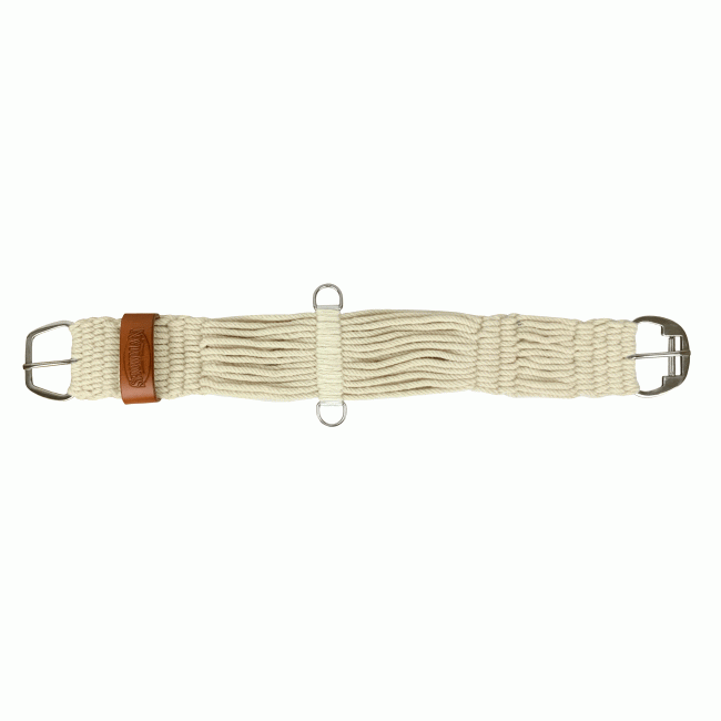 Showman Mohair Straight String Girth with Stainless Steel Roller Buckle