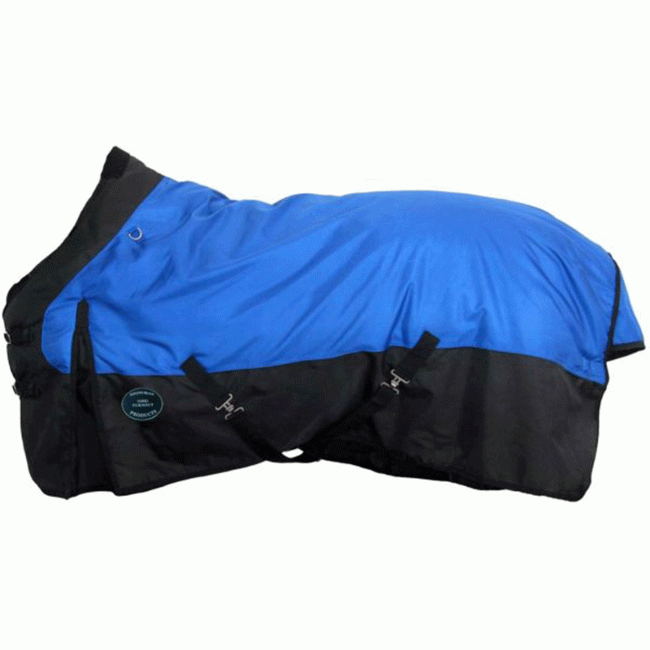 Showman Blue on Black 1680 Denier Turnout Blanket