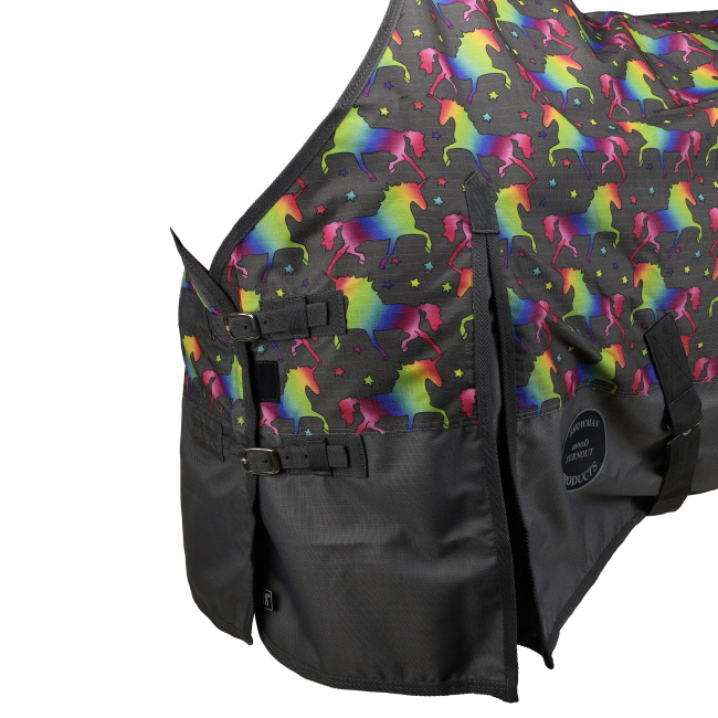 Showman Unicorn Print 1200D Waterproof and Breathable Turnout Sheet #2