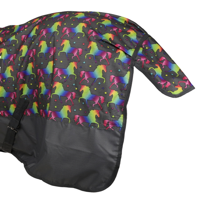 Showman Unicorn Print 1200D Waterproof and Breathable Turnout Sheet #4