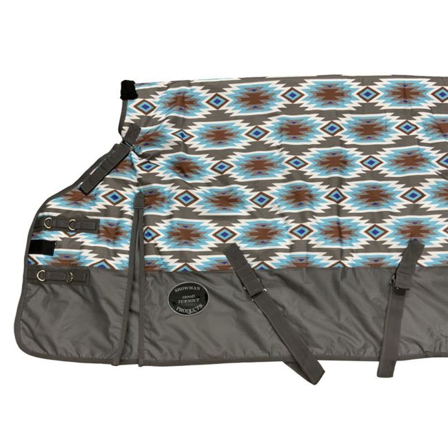 Showman Southwest Print 1200D Waterproof and Breathable Turnout Blanket #2