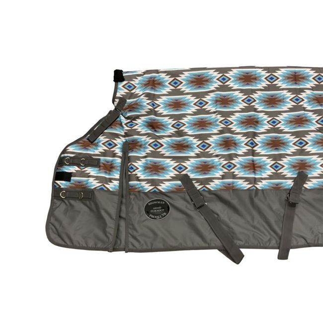 Showman Southwest Print 1200D Waterproof and Breathable Turnout Blanket - FOAL&#47;MINI 36"-40" #2