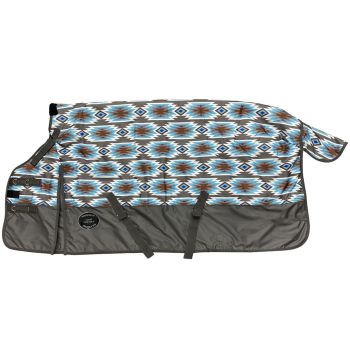 Showman Southwest Print 1200D Waterproof and Breathable Turnout Blanket - FOAL/MINI 36"-40"