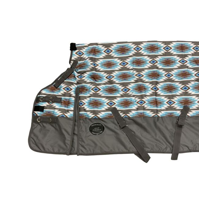 Showman Southwest Print 1200D Waterproof and Breathable Turnout Blanket - PONY&#47;YEARLING 48"- 54" #2