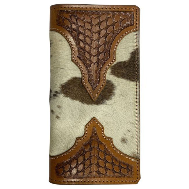 Medium Leather Hair on Cowhide Bifold Wallet