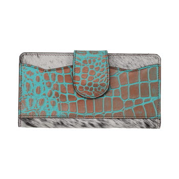 Klassy Cowgirl Teal Bayou Wallet