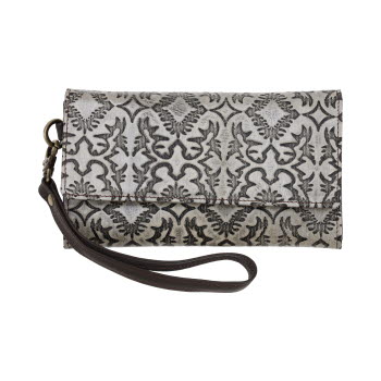 Klassy Cowgirl Slate Grey Clutch Wallet