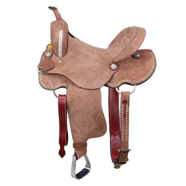 Circle S Desert Tan Barrel Style Saddle - 14, 15 Inch