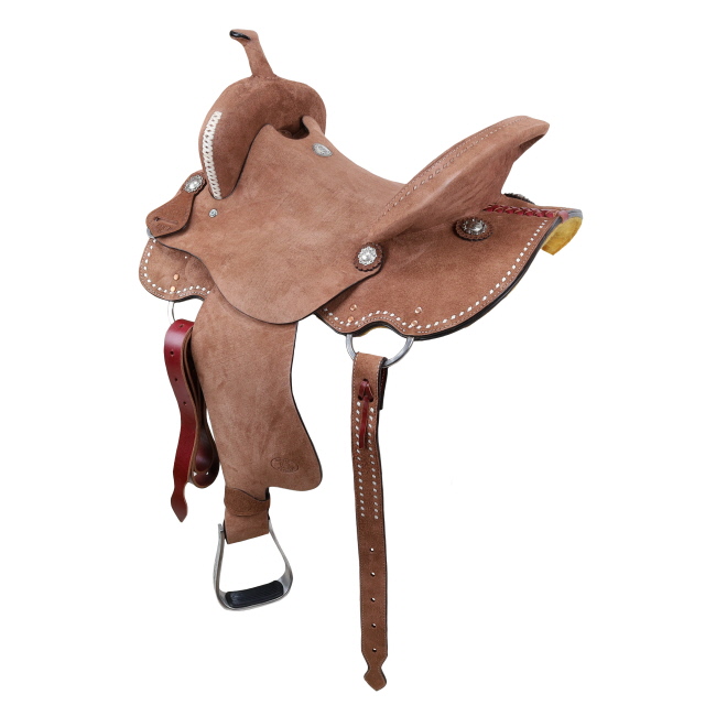 Circle S Desert Tan Barrel Style Saddle - 14, 15 Inch #2