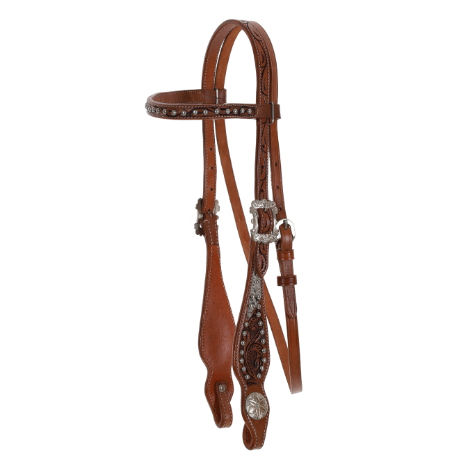 Showman Cowpoke Classic Browband Headstall and Breastcollar Set #2