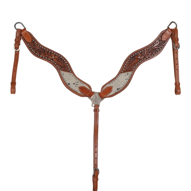 Showman Cowpoke Classic Browband Headstall and Breastcollar Set #3