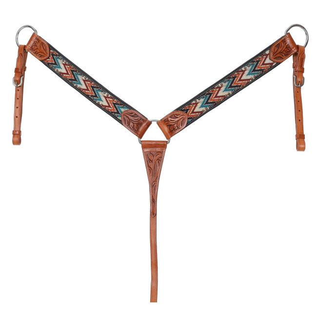 Showman Shockwave Browband Headstall and Breastcollar Set #3