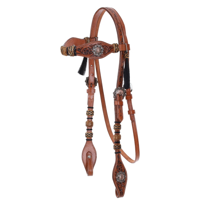 Showman Cowboy Heritage Browband Headstall and Breastcollar Set #2