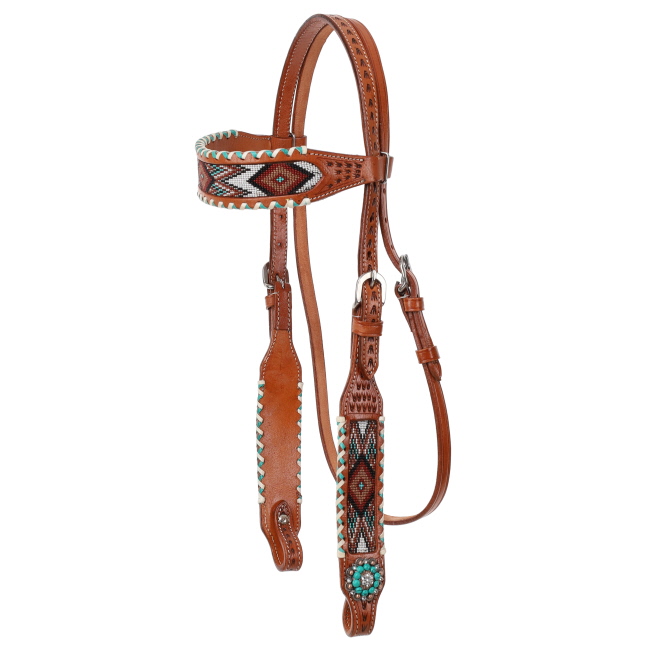 Showman Kaleidoscope Browband Headstall and Breastcollar Set #2