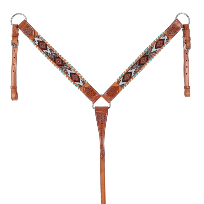 Showman Kaleidoscope Browband Headstall and Breastcollar Set #3